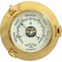 Brass Porthole Barometer 9"