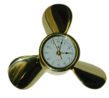 Brass Propeller Clock 