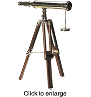 Brass Table Telescope - click to enlarge