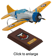Brewster Model Airplane  F2A-2 Buffalo - click to enlarge