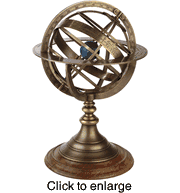 Bronze Armillary Sphere (Polished) - click to enlarge