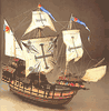 Caracca Atlantica Sao Miguel Wood Model Ship Kit by Mamoli
