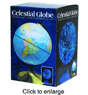 Celestial 8" World Globe  - click to enlarge