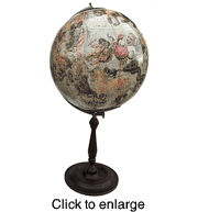 Celestial Replica Table Globe: 17th Century 12.5" Diameter - click to enlarge