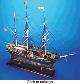 Charles Morgan Wood Ship Kit by Model Shipways - click to enlarge