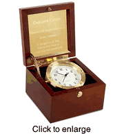 Chelsea Boardroom Nautical Boxed Clock - click to enlarge
