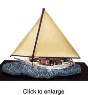 Chesapeake Skipjack 'Nancy' Model Boat by Anchor Bay - click to enlarge