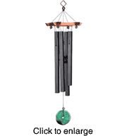 Chimes of Santa Fe - Turquoise by Woodstock Windchimes  - click to enlarge