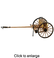 Civil War Limber Metal and Wood Model Kit -  Signature Series - click to enlarge