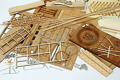 Civil War Rucker Ambulance kit parts