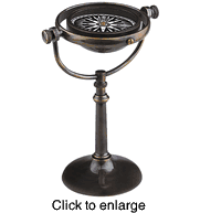 Collector's Compass with Antique Bronze Finish - click to enlarge