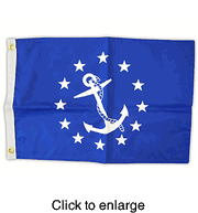 Commodore Nautical Flag 12" X 18" - click to enlarge