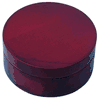 Compass in Round Rosewood Box
