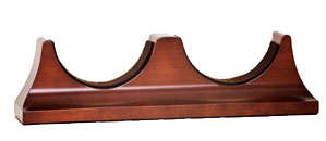 Contemporary Mahogany Double Base