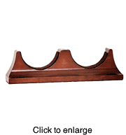Contemporary Mahogany Double Base - click to enlarge