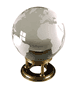 Crystal Globe with Stand  2.25"