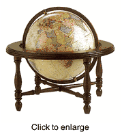 Cumberland  World Globe 12" - click to enlarge