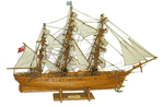 Cutty Sark Wood Clipper Ship Model