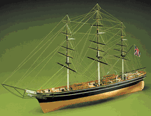 Cutty Sark Wooden Model Kit by Mantua Sergal