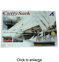 Cutty Sark Wooden Model Ship Kit by Artesania Latina - click to enlarge