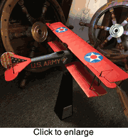 Desktop Fokker D - VII, US Army, with stand - click to enlarge