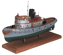 Despatch #9 Diesel Harbor Tug Wood Model Boat Kit by Model Shipways