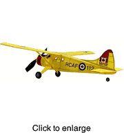 DH C-2 Beaver Wood Model Airplane Kit by Dumas - click to enlarge