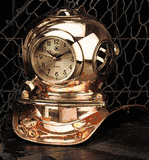 Diving  Helmet Nautical Quartz Clock