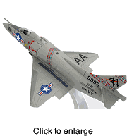 Douglas A-4E Skyhawk - John McCain -  Diecast Airplane Model by Corgi - click to enlarge