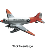 Douglas R4D - 5 "Que Sera Sera" Die Cast Airplane Model by Corgi - click to enlarge
