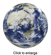 Earthball Inflatable Globe 40" - click to enlarge