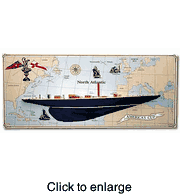 Endeavour Model Yacht Half Hull Kit by Amati - click to enlarge