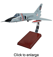 F - 106A Delta Dart, (USAF). - click to enlarge