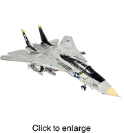 F - 14A  Tomcat  VF-84  Die Cast Aircraft  Model by Unimax - click to enlarge