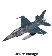 F - 16A Falcon - click to enlarge