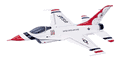F - 16A  "Thunderbird", Wood Airplane Model, (USAF).
