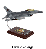 F-16C Falcon Wood Model Airplane - click to enlarge