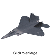 F - 22 Viper / Rapier, (USAF). - click to enlarge
