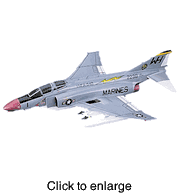 F - 4B Phantom II,  VMFA - 542 (MARINES). - click to enlarge