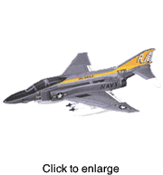 F - 4J Phantom II, VF - 142, (NAVY). - click to enlarge