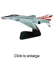 F-4N Phantom II "VF-111 Sundowner" Wood Airplane Model - click to enlarge