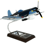 F - 4U - 1 Corsair Boyington Wood Model Airplane Collectible 