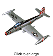 F-84 "Thunderjet" - click to enlarge