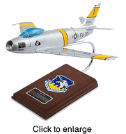 F - 86 Sabre, (USAF). - click to enlarge