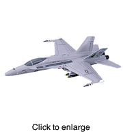 F/A - 18 Hornet - click to enlarge