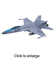 F/A - 18 Hornet, (NAVY) Loaded. - click to enlarge