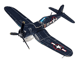 F4U -1D Corsair Airplane Model (NAVY)