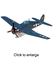 F6F - 3  Hellcat  Airplane Model (NAVY) - click to enlarge
