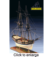 Fair American Privateer  (1778) Wood Model Ship Kit by Model Shipways - click to enlarge