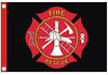 Fire Rescue Boat Flag 12" by 18"